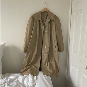 London Fog Beige Trench Coat